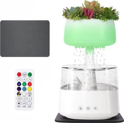 Produktbild von Luftbefeuchter mit Öldiffuser für Schlafzimmer, Timer, Fernbedienung