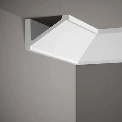 Produktbild von Mardom Deckenleiste MDB131 Profoam 140 x 90 x 2000 mm Weiß Stuckleiste