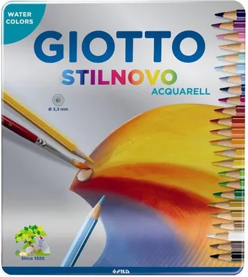 Obrázek produktu pro Giotto Stilnovo Acquarell, Různé barvy, 24 kusů