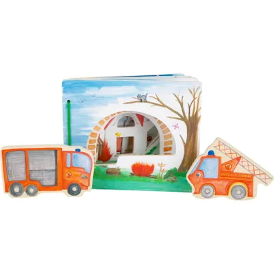 Immagine prodotto di small foot design Bilderbuch Feuerwehr, interaktiv