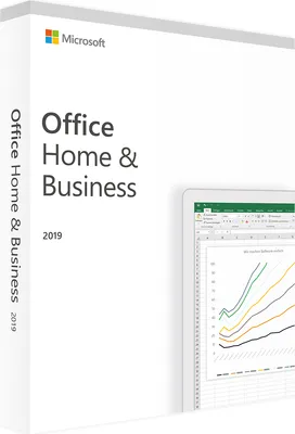 Produktbild von Microsoft Office Home & Business 2019, Office-Paket, Voll, 1 Lizenz(en), Elektronischer Software-Download (ESD), Mehrsprachig, EU