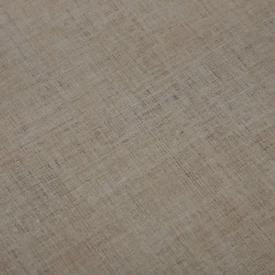 Produktbild von Wachstuch Tischdecke 160 cm rund Beige abwaschbar Leinenoptik grob Struktur Gartentischdecke fleckenabweisend