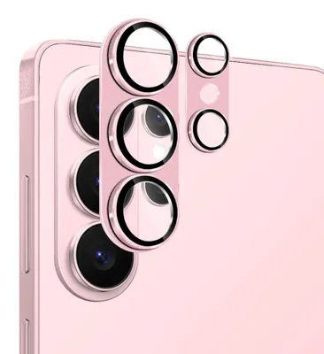 Produktbild von Kamera Schutzglas Linsenschutz für Samsung Galaxy S26 Ultra 9H Hartglas Rosa
