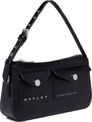 Produktbild von REPLAY Schultertasche Shoulder Bag Black schwarz