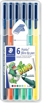 Produktbild von Staedtler Fasermaler triplus dino. 6St