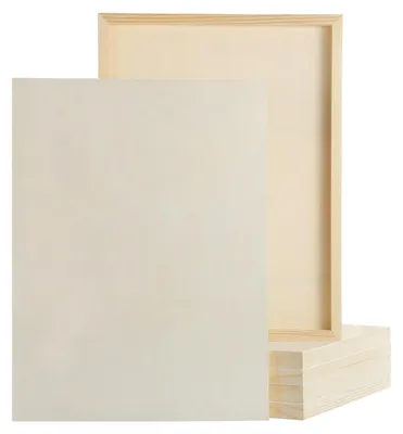 Zdjęcie produktu dla Płyty malarskie z drewna 6 sztuk 30,5 x 40,6 cm