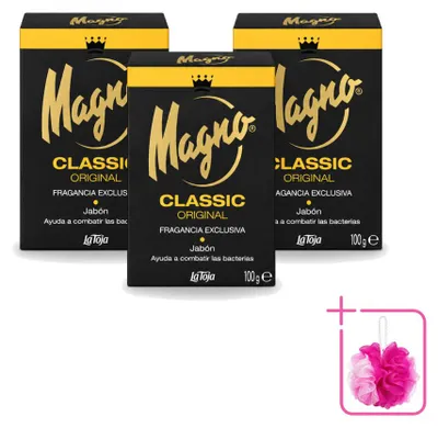 Productafbeelding van 3 stuks Magno Classic handzeep - 100 g - voordeelverpakking