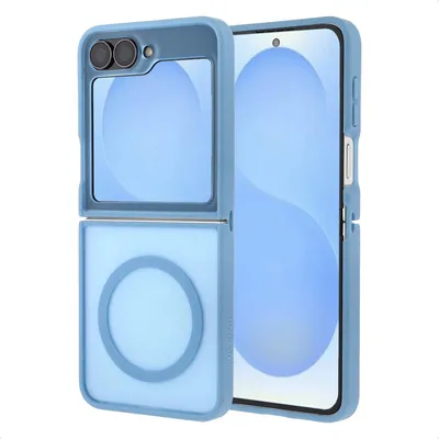 Imagen del producto de Cubierta trasera Color Guard con MagSafe para Samsung Galaxy Z Flip 7 FE - Azul claro