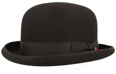 Mayser Melone Connor aus Wollfilz in schwarz