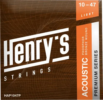 Produktbild von Henry's Phosphor Premium 10-47 Saiten für Akustikgitarre