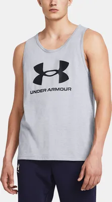 Obrázek produktu pro Tílko UA SPORTSTYLE LOGO TANK-GRY