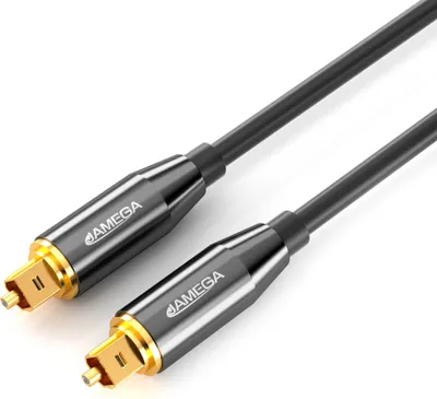Produktbild von Toslink Premium Kabel - Optisches Audiokabel LWL SPDIF Digital - Schwarz 5m