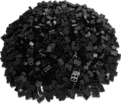 Immagine prodotto di Mattoncini LEGO® 1x2 neri - 3004 NUOVO! Quantità 250x