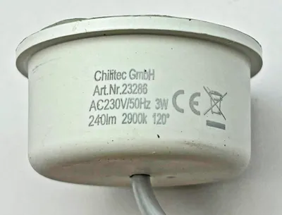 Produktbild von LED-Modul 'Piatto W3' warmweiß 120°, 2900K, 230V, 3W, 240lm, 50x24mm