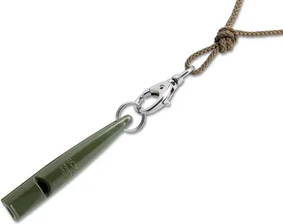 Produktbild von ACME Pfeife 210 1/2 khaki grün + Pfeifenband