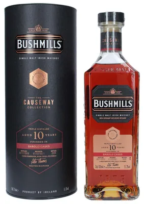 Produktbild von Bushmills 10 Jahre - The Causeway Collection - Barolo Casks - Single Malt Irish Whiskey
