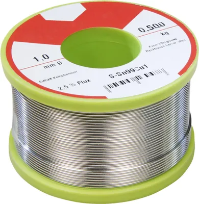 Produktbild von FELDER Löttechnik ISO-Core RA Sn99Cu1 Lötzinn bleifrei Spule Sn99.3Cu0.7