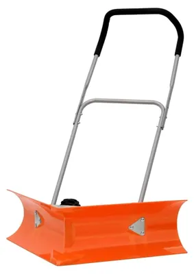 Produktbild von Großer Schneeschieber mit ergonomischem Stahlstiel und Stahlprofil
