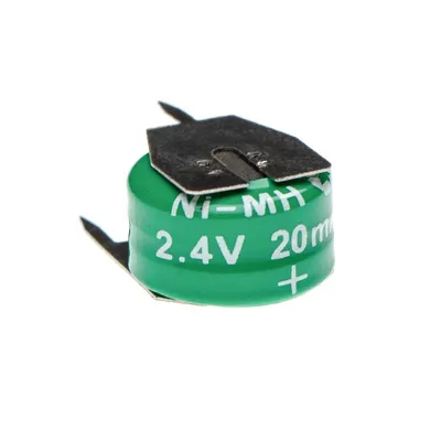 Obrázek produktu pro Knoflíková baterie typu 2/V15H s 3pólovým vývodem 2,4 V 20 mAh NiMH