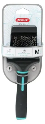 Image de Brosse flexible double face ANAH. L pour chiens Zolux
