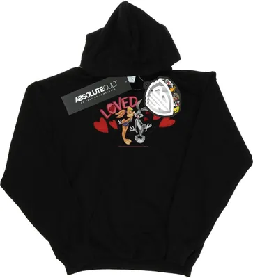 Produktbild von Looney Tunes - "Valentine's Day Loved Up" Kapuzenpullover für Herren BI13577 (S) (Schwarz)