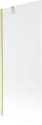 Immagine prodotto di Mexen Next paratia per vasca da bagno a 1 anta 80 x 150 cm, smerigliato, oro spazzolato - 895-080-000-00-30-55