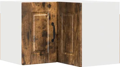 Immagine prodotto di vidaXL Armadietto angolare da parete PORTO Rovere affumicato 57 x 57 x 40 cm