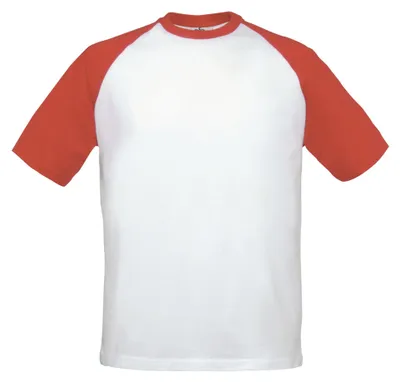Immagine prodotto di B&C - T-shirt unisex uomo/donna - Baseball FK2038 (XXL) (bianco/blu navy)