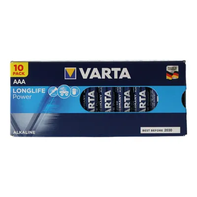 Zdjęcie produktu dla Varta Longlife Power (ehem. High Energy) Micro AAA Batterien 4903 High Energy 10er Box