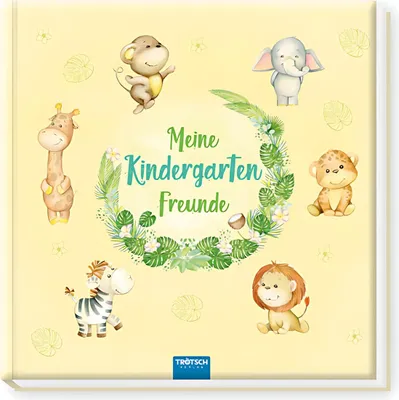 Obrázok produktu pre Trötsch Eintragalbum Meine Kindergartenfreunde Dschungeltiere
