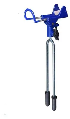 Image de Support d'hameçon en acier inoxydable réglable avec base antidérapante