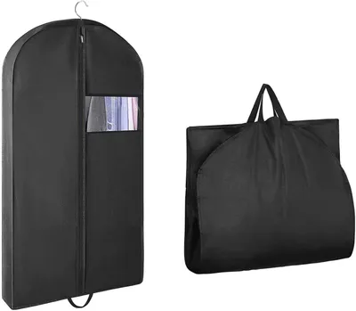 Imagen del producto de Funda plegable para ropa, a prueba de polvo, de 60 x 102 cm, ideal para trajes y camisas