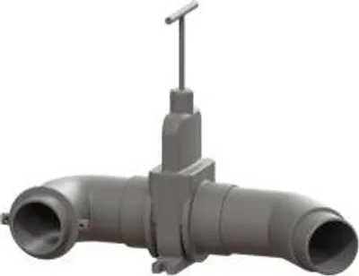 Produktbild von KESSEL 680383 Druckleitung mit Absperrschieber