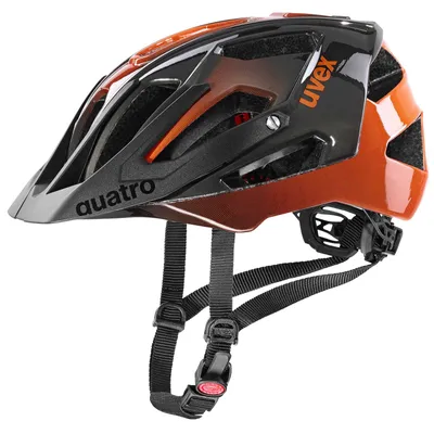 Produktbild von uvex Fahrradhelm Kopfbedeckung Sicherheit Quatro Titanorange ideal für Fahrradtouren 52 57 cm