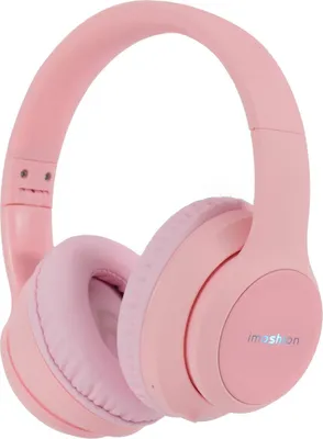 Produktbild von imoshion Kabellose Kinderkopfhörer LED Light - Dezibelbegrenzer - Mit AUX-Kabel - Rosa