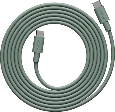 Obrázok produktu pre Avolt C1CCI1002OG, 2 m, USB C, USB C, Zelená