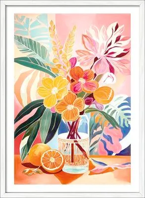 Produktbild von Gerahmtes Bild Flower Cocktail 53x73 cm
