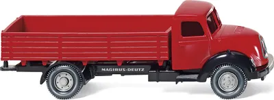 Produktbild von Wiking LKW Magirus Sirius Pritschen-LKW rot