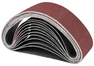 Produktbild von Schleifbänder 40x303 mm 10 Stück Mix Körnung 60/80/100/120/240 für Bandschleifer