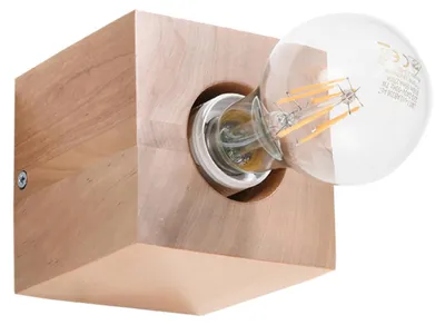 Zdjęcie produktu dla Kinkiet ARIZ naturalne drewno Sollux Lighting SL.0676