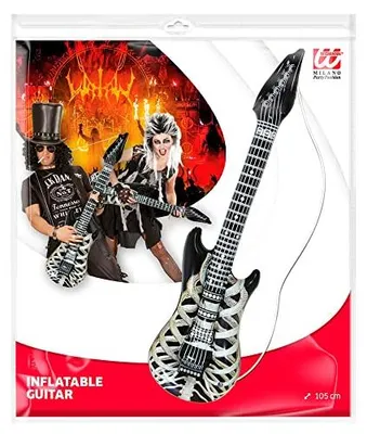 Immagine prodotto di Chitarra gonfiabile - scheletro - HALLOWEEN - 105 cm