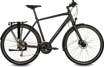 Produktbild von Airtracks Herren City XXL Fahrrad 28 Zoll Trekking Fahrrad TR.2880 27 x Gang Shimano DEORE RD-M592 SGS Schwarz(52cm (Körpergröße 165-175cm))