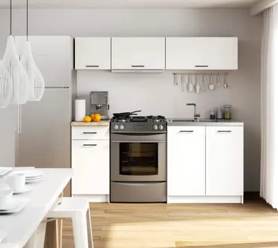 Obrázek produktu pro Kuchyňská linka 180 cm VERMINA - bílá