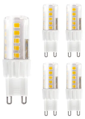 Productafbeelding van Kobi LED Insteeklamp G9 Helder - 4W 380lm 4000K - Neutraalwit - Vervangt 40W - 5 stuks
