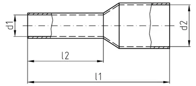 Produktbild von Intercable Aderendhülse ICIAE1510RO 1,5qmm rot 1000 Stk