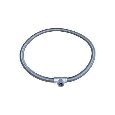 Immagine prodotto di Spirale di purificazione in acciaio inox con raccordo a T - 1 m