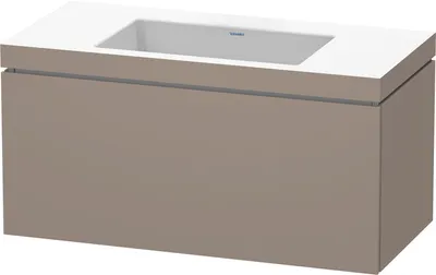 Produktbild von Duravit Waschtischunterschrank c-bonded L-Cube 100x48cm, o HL, bas. ma, 1 Ausz., wandhängend