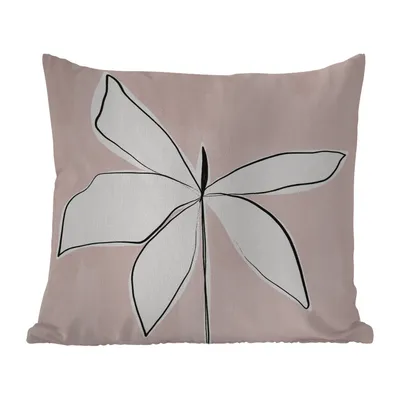 Produktbild von MuchoWow® Outdoor Kissen - Blume - Abstrakt - Pastell - 60x60 cm - Wetterfest - Lounge Kissen - Dekoration - Schlaf Kissen