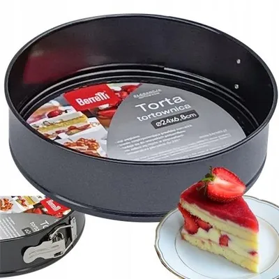 Obrázek produktu pro Berretti, kulatá forma na dorty, s nepřilnavým povrchem, průměr 24 cm