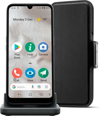 Produktbild von Doro 8100 PLUS, 15,5 cm (6.1"), 2 GB, 32 GB, 13 MP, Android 11 Go edition, Graphit